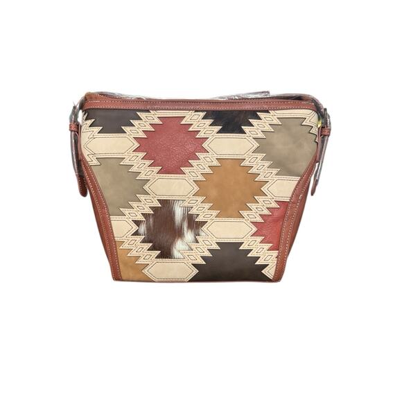 NWT! Catchfly Studio Aztec‎ Crossbody Bucket Bag Southwestern Style Purse - Picture 2 of 9